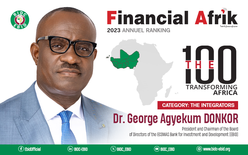 President of EBID named one of the 100 personalities transforming Africa 2023