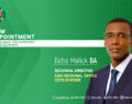 Mr. Baba Malick BA appointed Regional Director  at the Abidjan office of the ECOWAS Bank for Investment and Development