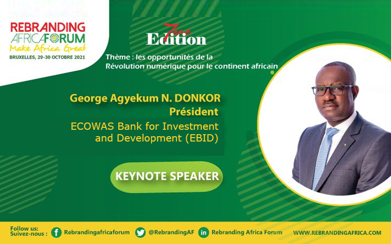 President of EBID Addresses the 7th Rebranding Africa Forum 2021 in Brussels, Belgium