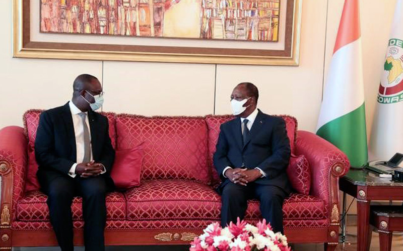 The President of EBID pays a visit to President Alassane OUATTARA of Cote d’Ivoire