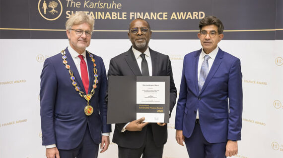 EBID honoured for outstanding sustainable project financing at the sustainable finance awards 2026