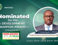 The President of EBID Nominated for Another International Award