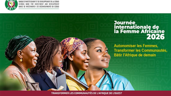 Message du Président de la BIDC et de son Conseil d’Administration à l’occasion de l’édition 2026 de la Journée internationale de la femme africaine