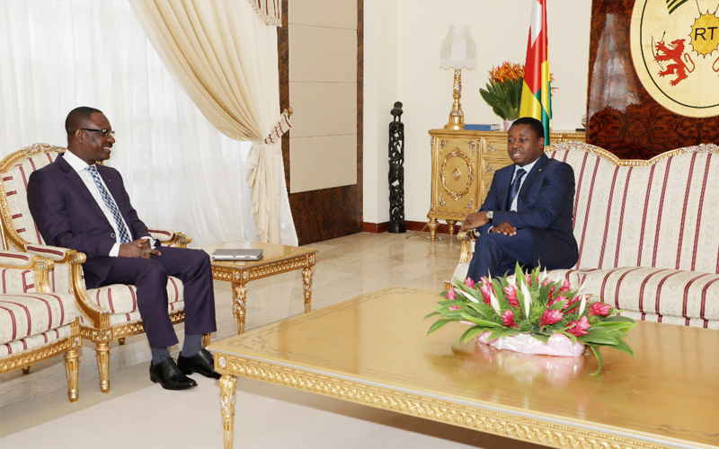 Rencontre entre S.E. Faure GNASSINGBE et le président de la BIDC