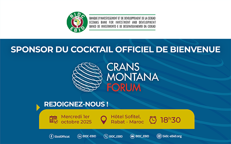La BIDC sponsorise le Cocktail Officiel de bienvenue du Forum Crans Montana 2025 à Rabat, favorisant la connectivité atlantique et l&rsquo;intégration régionale
