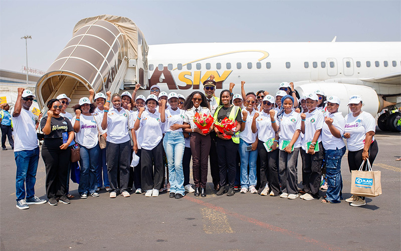 La BIDC, ASKY et Plan International Togo unissent leurs efforts pour célébrer la Journée Internationale des Droits de la Femme 2026 à travers l’initiative d’autonomisation « La Journée des filles dans l’aviation»