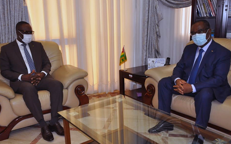 Audience accordée par le Premier ministre togolais au président de la BIDC