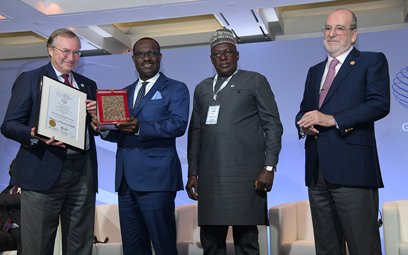 Le président de la BIDC reçoit un prix international